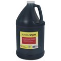 School Smart School Smart 2002731 1 gal Tempera Paint; Black 2002731